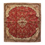Nappe Termeh luxueuse de Yazd Rouge