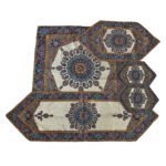 Set de cinq pièces en termeh – 100% soie