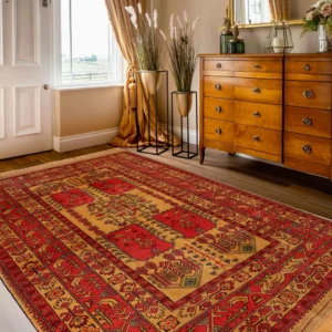 Tapis en laine Khorasan fait main 2