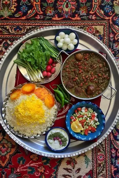 Traditional Iranian food