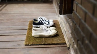 Taking Off Your Shoes to Enter a Persian Home